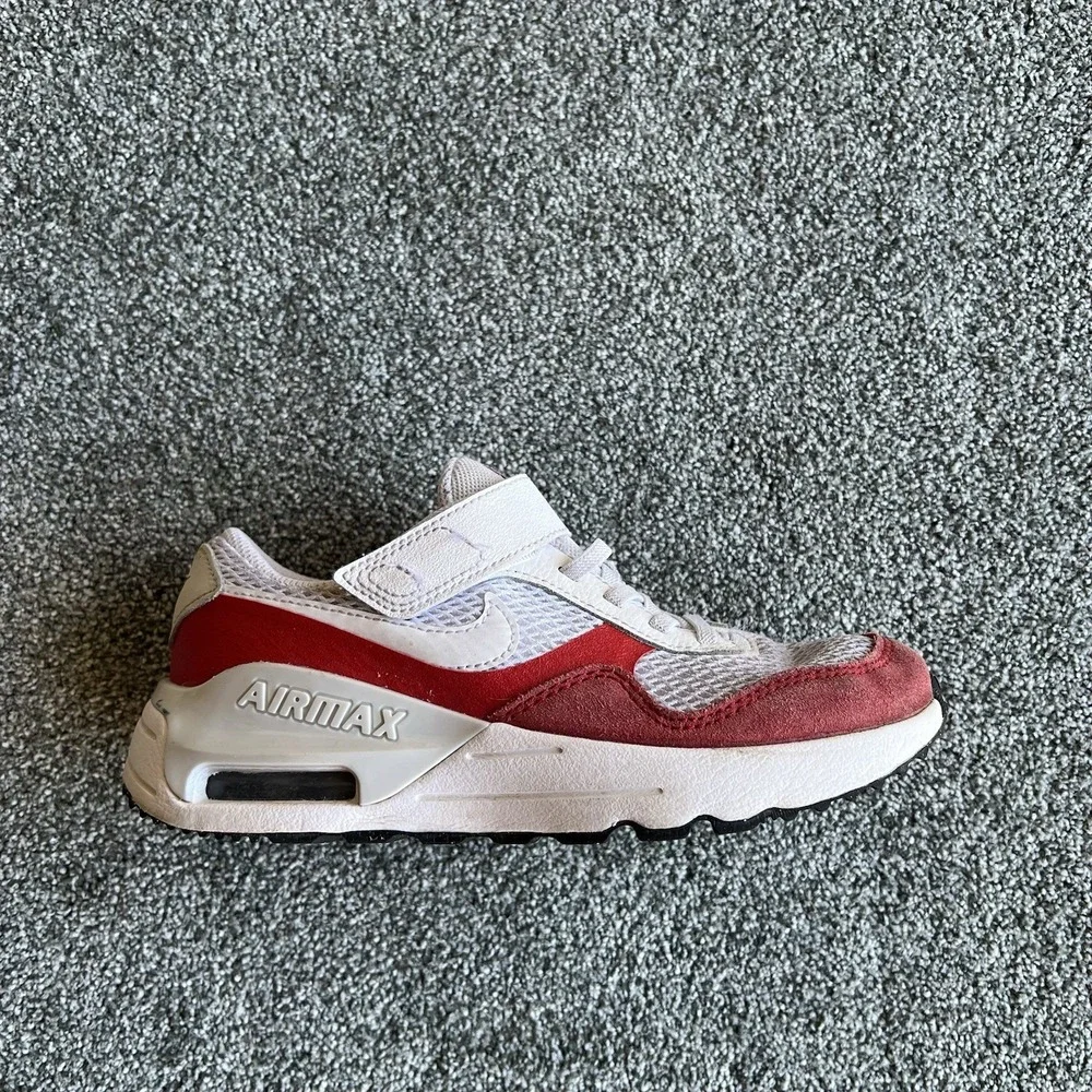 Nike Air Max Excee White Red DQ0285-108 Kids Youth Size 3Y Sneakers Shoes